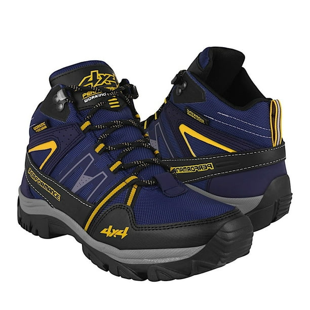 BOTINES CABALLERO 4X4 7087 TEXTIL AZUL 4 X 4 7087