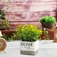 thumbnail image 6 of BinKFF Fake Plants Small, Ball Flower for Bathroom Shelf Decor, Decorative Plants for Home Living Room Office Bedroom Table Tray Shelve Farmhouse Decor Indoor, 6 of 8