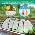 thumbnail image 6 of Garden Plant Covers, Garden Covers with Roll-up Zipper Door, Raised Garden Bed Cover, Garden Row Plants Cover Accelerator, Greenhouse Cover for Protecting Seedlings Fruits Vegetable Rows, 6 of 9