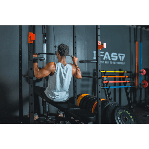 Multi-functional Power Cage,Home Adjustable Pullup Squat Rack 1000Lbs Capacity Comprehensive Fitness Barbell Rack