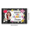 thumbnail image 2 of TIELUTT Classroom Door Mat Teacher Crayon Welcome to Classroom Doormat Back to School Classroom Carpet Room Area Rugs for Bedroom Living Room Rug for Kids Room Outer Throw Blanket Dining Room Rug 8x8, 2 of 5