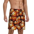 thumbnail image 2 of Sikiie Vintage Basketball Mens Pajama Shorts, Lightweight Lounge Pant with Pockets Soft Sleep Pj Shorts for Men, 2 of 6