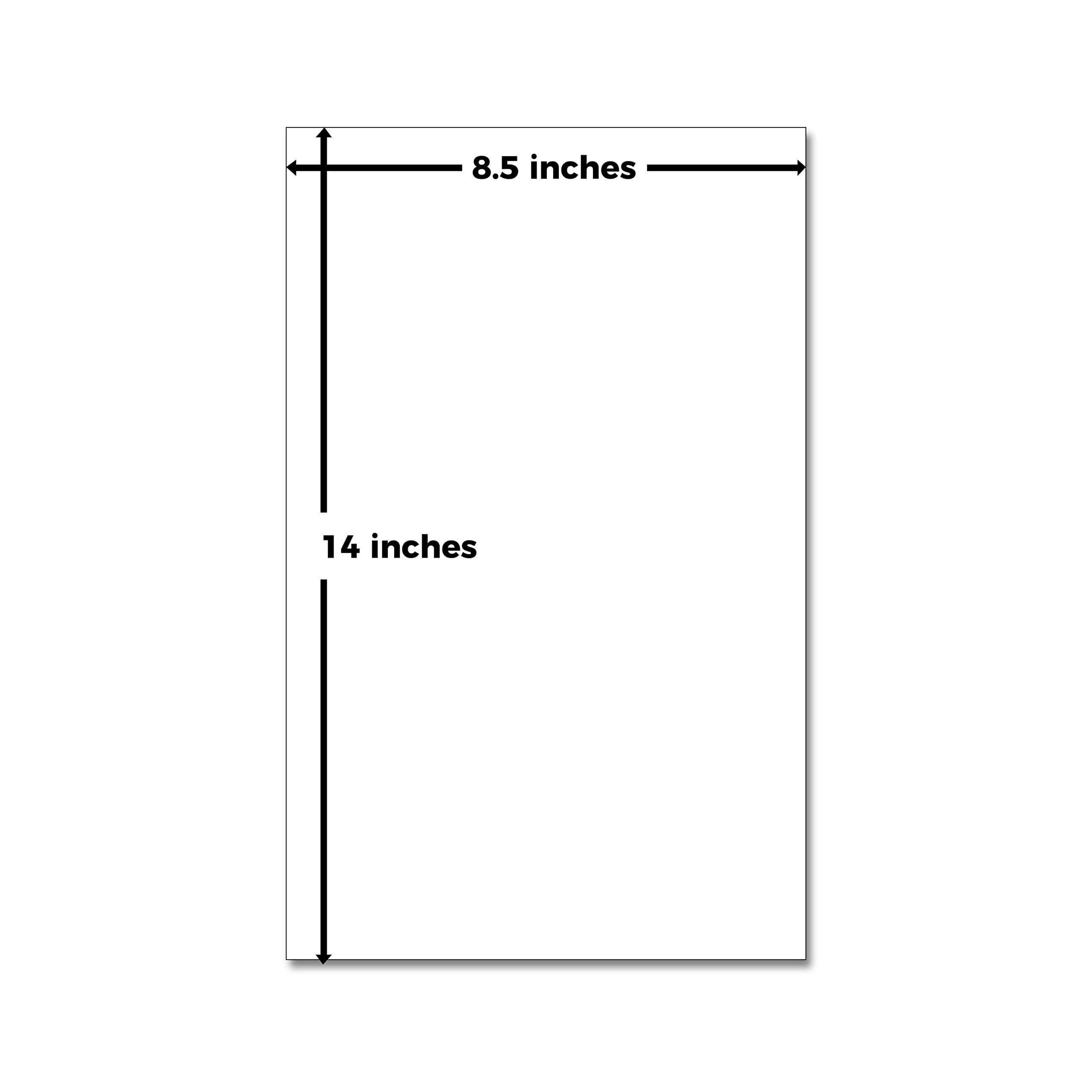 Light Red 8.5 x 14" Cardstock Paper - Legal/Menu Size - for Cards and Stationery Printing | Medium weight 65 LB (175 gsm) Cover Card Stock | 100 Sheets Per Pack