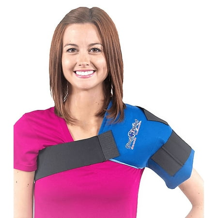 Cool Relief Soft Gel Ice Pack, Shoulder Ice Pack Wrap, Reusable Ice Pack for Frozen Shoulder, Rotator Cuff Injuries, Tendinitis, Post-Op Shoulder Pain and Swelling