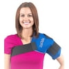 Cool Relief Gel Ice Pack With Shoulder Compression Wrap, Soft Flexible Hot Cold Therapy
