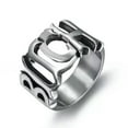 thumbnail image 6 of K-KED Vintage Simple Stainless Steel Personalized BITC Women's Rings Size 5-13-7, 6 of 7