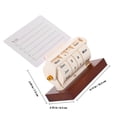 thumbnail image 2 of Luxshiny 1 Set Wood Perpetual Block Calendar for Desk Assorted Color with Date Adjustment Function 13.50X10.50X6.50CM, 2 of 5