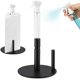 thumbnail image 1 of Paper Towel Holder with Spray Bottle, Stainless Steel Countertop Paper Towel Holder, One-Handed Operation Kitchen Paper Towels Holde(Black), 1 of 4