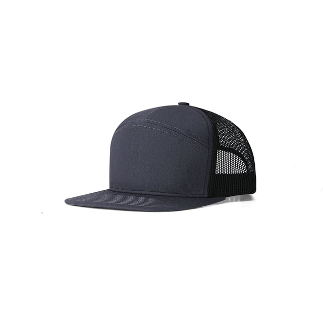 Gorra de béisbol de 7 piezas de tela sobre tela, gorra de camionero Richardson, gorra de carga, gorra de béisbol transpirable con parasol