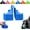 Blue, variant on Tennis Camera Mount, Tennis Net Camera Mount-Net & Fence Clip, Fixed Tenni Net Mount for Match Recording, Training Analysis & Live Streaming, No Installation (Pink,1 PCS)