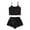 T144-Black, variant on Cdudpw Cute Pajamas for Women Halloween Print Top and Shorts Pj Set Two Piece Pajama Set Sleepwear Sleep Outfits(T144-Dark Gray)