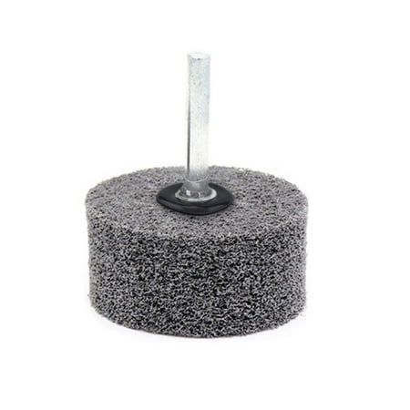 

Cylindrical for Drill Grinder Rotary Tool Deburring Grinding Head 1/4 Metal Shank Nylon Fiber Polishing Wheel Abrasive 40MM