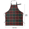 thumbnail image 3 of Zufioo Tartan Plaid Print Adult Waterproof Apron, Cooking Apron, Flower Arranging and Painting Apron-Adjustable Straps, with Pockets, Kitchen Supplies-One Size, 3 of 9