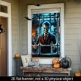 thumbnail image 4 of 1 PC, 2D Flat/ window banner, Mr. Zombie design pattern, 31.5 x 47.2 inches (80x120cm), fashionable 2D pattern, autumn gratitude for the dead Halloween window banner, home kitchen window outdoor cour, 4 of 5