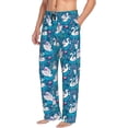 thumbnail image 6 of Logiee Swan On The Pond Print Pajama Pants for Men,Men’s Pajama Bottoms,Mens PJ Pants with Pockets & Button Fly-Large, 6 of 6