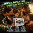 thumbnail image 4 of UUSUOO Dinosaur Remote Control Car,Waterproof Monster Truck Toys with Spray Water & Lights, 2.4GHz All-Terrain RC Truck Toys for Boys 4-7, Christmas Birthday Gifts for Boys Girls 3+, 4 of 7