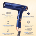 thumbnail image 2 of Hot & Hotter Powerflow Foldable Brushless Hair Dryer, 1 Count, Blue, 2 of 5