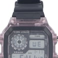 thumbnail image 4 of Yajisi Men's Electronic Sports Watch Waterproof Digital Wristwatch Luminous Alarm Transparent Purple, 12.2 inches / 31 cm, 4 of 9