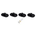 thumbnail image 1 of Almencla 4 Pieces Kayak Canopy Mount Bases Accessory Versatile High Performance Black, 1 of 8