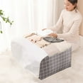 thumbnail image 5 of ASXITE Duffel Bags for Traveling,Extra Large Storage Bag Luggage Bag Water Proof Thickened Moving Bag Folding Organizer Bag with Strong Handles Zippers for Bedding Comforters Blanket Clothes, 5 of 6