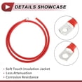 thumbnail image 6 of Unique Bargains 1 Pc Battery Inverter Cable Battery Cable 3/8" 5/16" Lug 1/0 AWG Gauge 6FT Red Tinned Copper, 6 of 7
