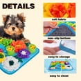 thumbnail image 2 of Snuffle Mat for Dogs, Sniff Mat Slow Feeding Mat for Small Pets Cats, Rabbits - Help Stress Relief and Training - Stimulate Your Pet's Foraging Skills! (Sky Blue), 2 of 6