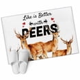 thumbnail image 2 of Deer 2'x3' Washable Rug, Wildlife Animals Farmhouse Country Elk Non-Slip Soft Doormat Area Rugs for Entrance Bathroom Bedsides, StainResistant Carpet for Kitchen Bedroom, Entryway Floor Mat, 2 of 9