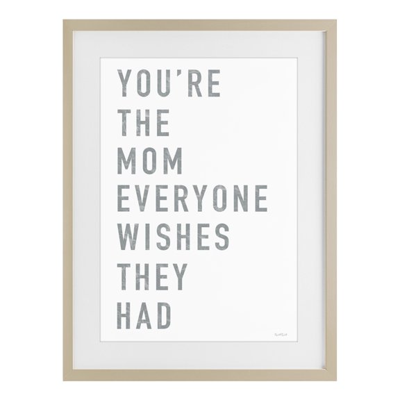 Stupell Industries Industrial Mother Appreciation Quote Birch Framed Print Under Glass, 14 x 20, by Elizabeth Tyndall