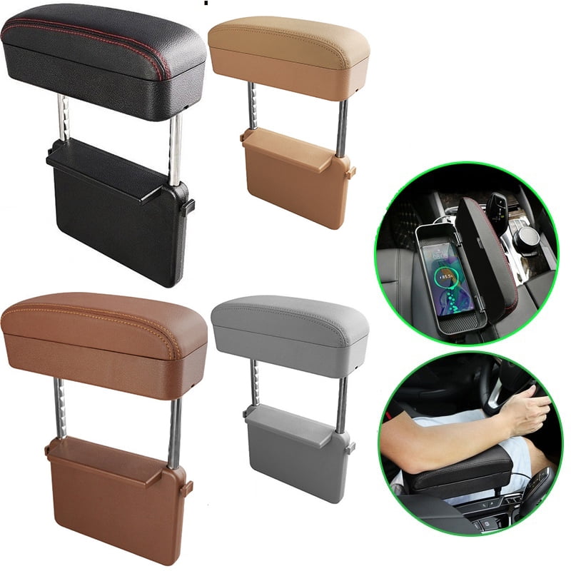 LFOTPP Armrest Box Protector Extender Car Center Console Armrest Extender Beige Adjustable Height Comfort Pads,Auto Accessories Universal Fit for All Car Models
