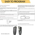 thumbnail image 3 of M3-2312 315 MHz 2-Button Garage Door Opener Remote, 3 of 5