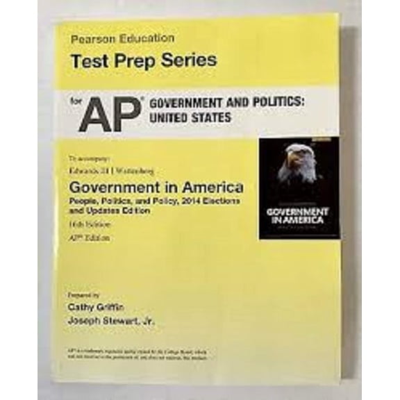 Pre-Owned Pearson Education Test Prep Series for AP Government and Politics: United States (Paperback) 0134036263 9780134036267
