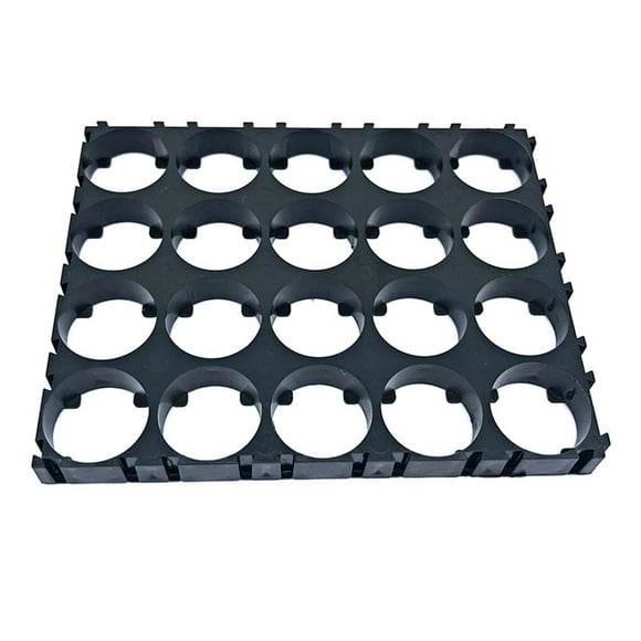 Thinsony Battery Cells Plastic Holder 4x5 Slots Rechargeable Batteries Stand Rack Storage Bracket