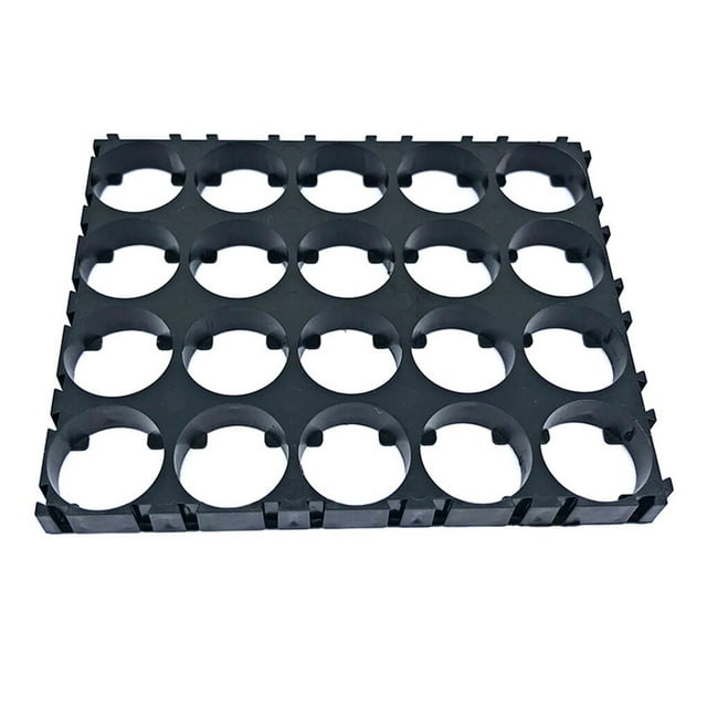 Thinsony Battery Cells Plastic Holder 4x5 Slots Rechargeable Batteries Stand Rack Storage Bracket