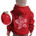 thumbnail image 1 of AJIWYH Vêtements pour Filles Taille 8 Mode Décontractée pour Filles Haut à Capuche Imprimé à Manches Longues Mode pour Filles Rouge, 5-6 Ans, 1 of 4