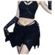 thumbnail image 1 of Vestido asimétrico con tachuelas para mujer: corte atrevido con detalles de tachuelas, ajuste ceñido para looks urbanos y de club, 1 of 6