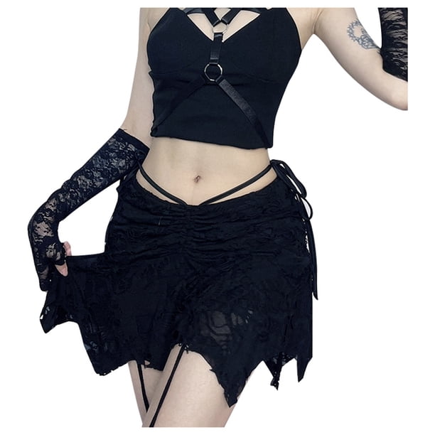 Vestido asimétrico con tachuelas para mujer: corte atrevido con detalles de tachuelas, ajuste ceñido para looks urbanos y de club