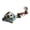02 flower glaze blue, variant on Traditional Chinese Styles Ceramic Ocarina 6 Holes Easy To Play Portable Wind Instrument With Wax Rope