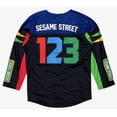 thumbnail image 3 of Sesame Street Men's Headgear Classics Premium Embroidered Hockey Jersey (Small, Black), 3 of 7
