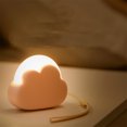 thumbnail image 4 of Portable Cloud Night Light with 2 Colors & 4 Dimming Modes | Rechargeable LED Nursery Lamp for Bedroom & Kids Room | Dimmable Table Light for Reading, Relaxing & Nighttime Use, 4 of 7