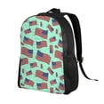 thumbnail image 2 of Cauagu Usa Flag Print Backpacks,Travel Daypack Casual Laptop Backpack Bookbag Fits 15 Inch Computer for Men Women, 2 of 8