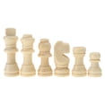 thumbnail image 4 of 32Pcs/lot Wooden International Chess Pieces with No Board, Portable Chess Pieces Replacement Tournament Chess Pieces Set, 4 of 8