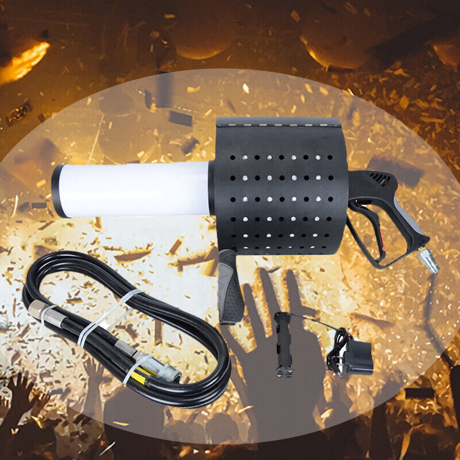 LED CO2 JET Confetti Cannon Gun Machine Colorful Launcher Stage Wedding Show