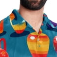 thumbnail image 5 of Bowling Men's Short Sleeve Spread Collar Hawaiian Shirts, Casual Printed Button Down Summer Beach Tops, Unisex Men's Shirts, 5 of 6