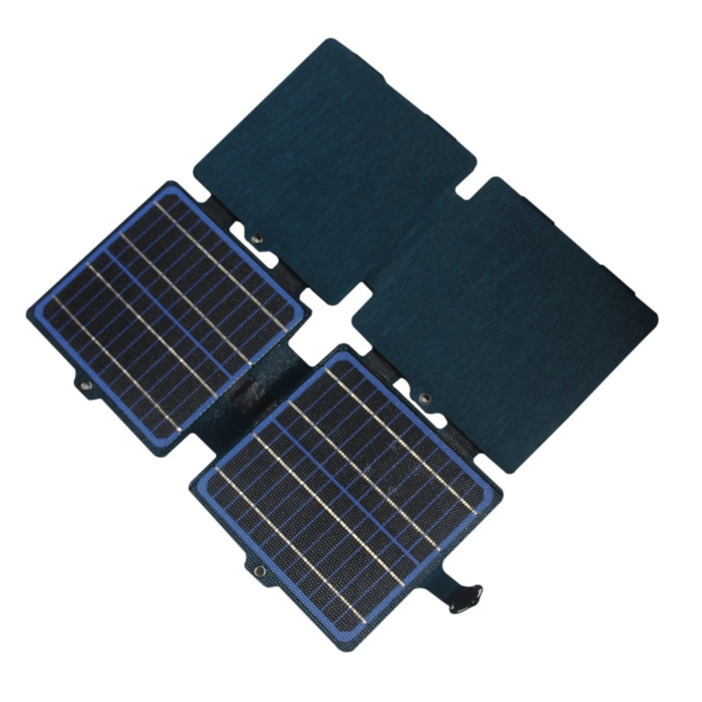 30W 12V/5V Portable Waterproof ETFE Folding Monocrystalline Solar Panel