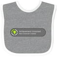 thumbnail image 3 of Inktastic Achievement Unlocked: New Character Created Boys or Girls Baby Bib, 3 of 4