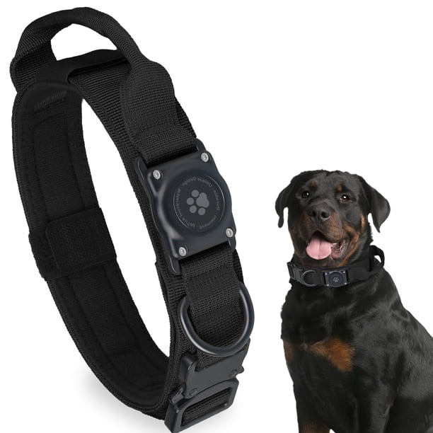 Collar para perros Furrigo Tactical AirTag 100% impermeable para perros XL