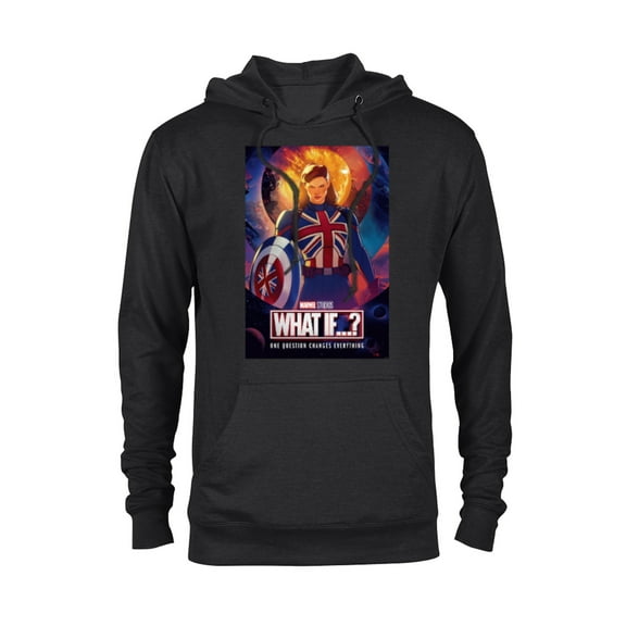 Marvel WHAT IF…? Captain Carter Poster - Pullover Hoodie for Adults – Customized-Black