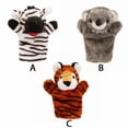 thumbnail image 5 of SILVERCELL Kids Hand Puppet Set With Working Mouth, Baby Snimal Plush Toys Including Zebra, Koala, Tiger, 5 of 6