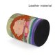 thumbnail image 4 of Contado por Ginger-theme Cylinder Pen Holder Pencil Organizer with Flannel Lining PVC Leather Material Cardboard Base for study work 10*8CM, 4 of 6