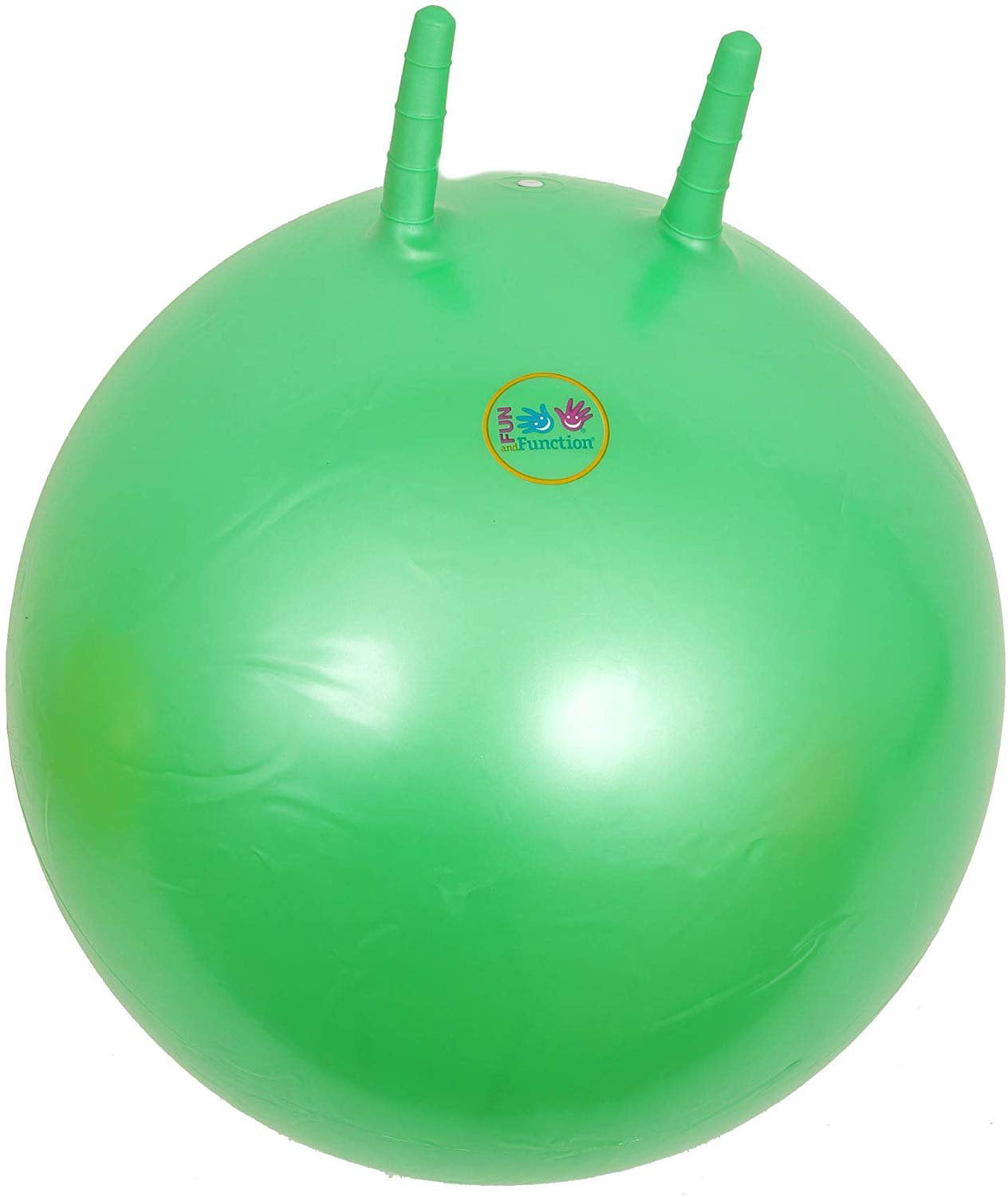 Socker Boppers Hippity Hop Kids Bouncy Ball With Handle 15" RARE Green Color for sale online 